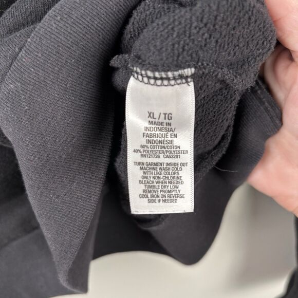 Lot of 2 Aeropostale Womens Hoodies Pullover Size XL Pocket  Navy And Black READ - Picture 11 of 13